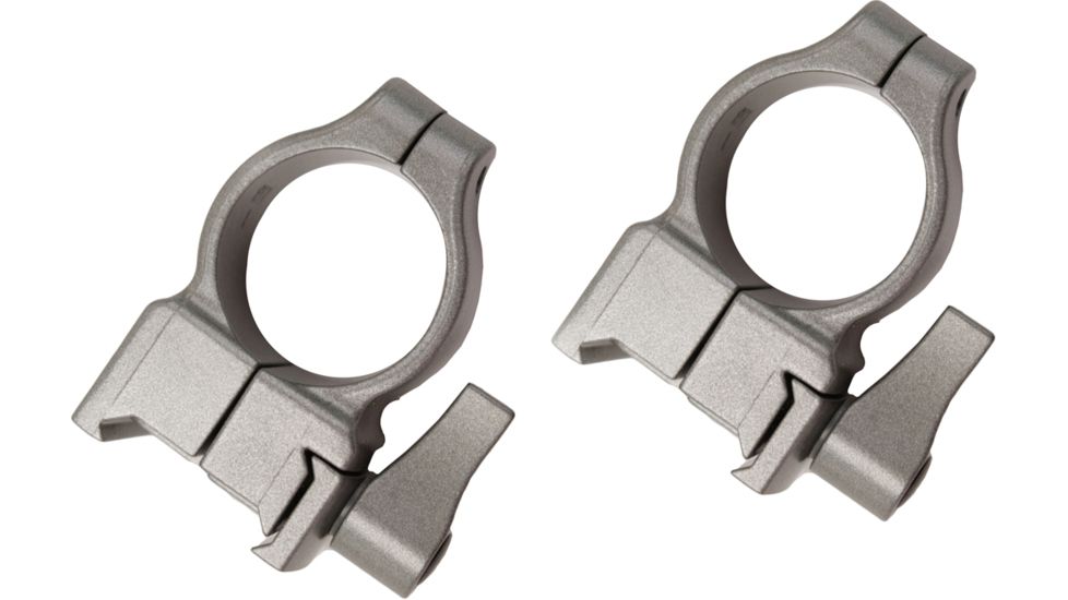 CVA Z2 Alloy QD Scope Rings, High, Silver 80927