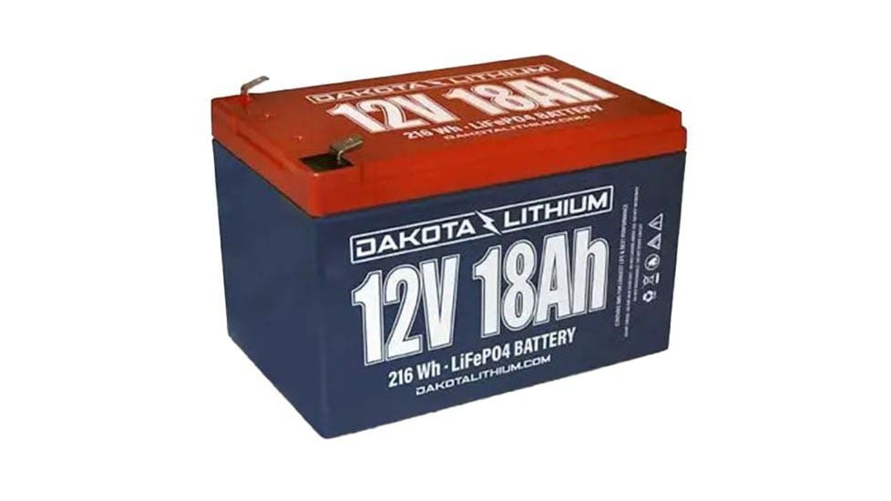 Dakota Lithium 12V 18Ah Battery, PID12V18AH