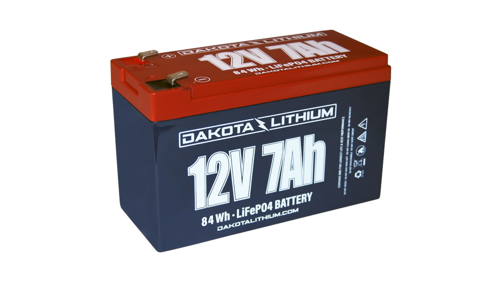 Dakota Lithium 12V 7Ah Battery, PID12V07AH