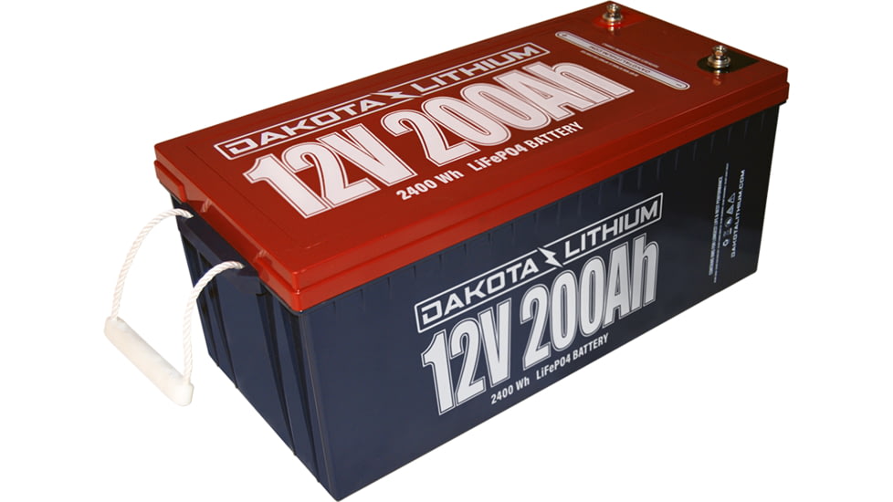 Dakota Lithium 200Ah 12V Lifepo4 Deep Cycle Battery, PID12V200AH