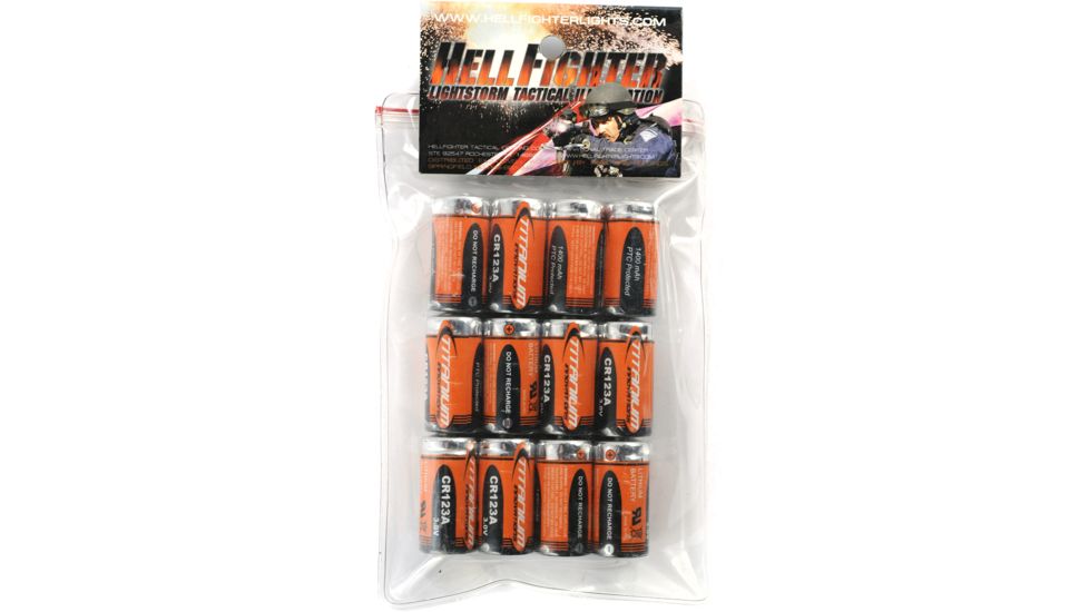 Dark Ops Battery, 3V Cr123, 12 Pack DOH206