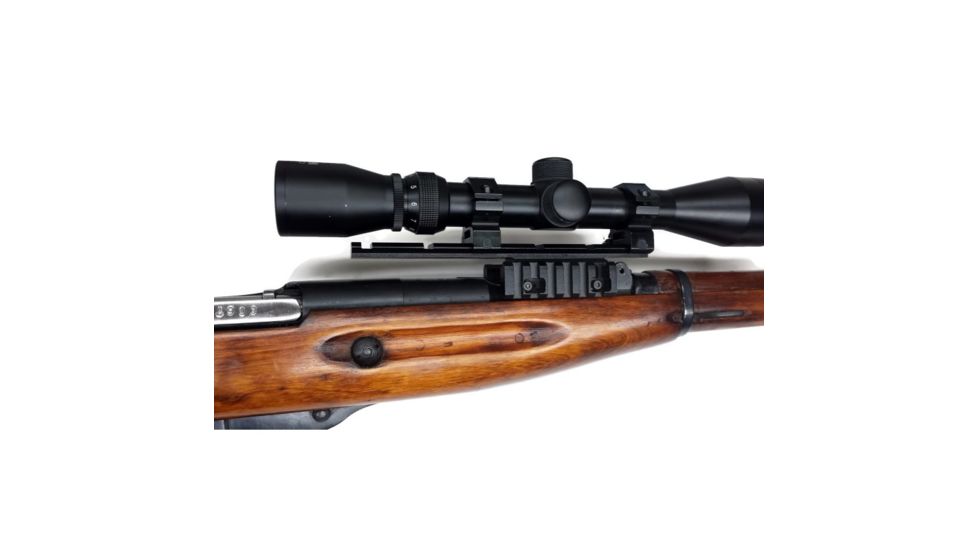 DELTAC Scout Scope Mount For Mosin Nagant,Black, 3MNT112