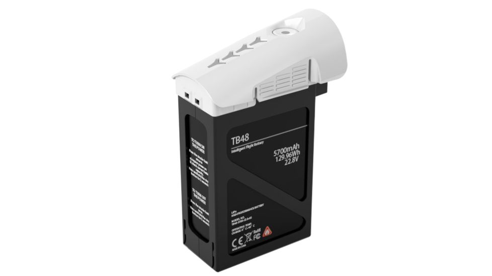 DJI Innovations Inspire 1 TB48 5700mAh Intelligent Flight Battery, Part 90, Black / White CPBX000150