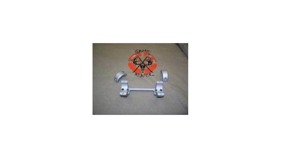 DNZ Products Game Reaper Scope Mount - Marlin 917V Rifle, Low Ring, 1 in Tube, Silver, 12030s