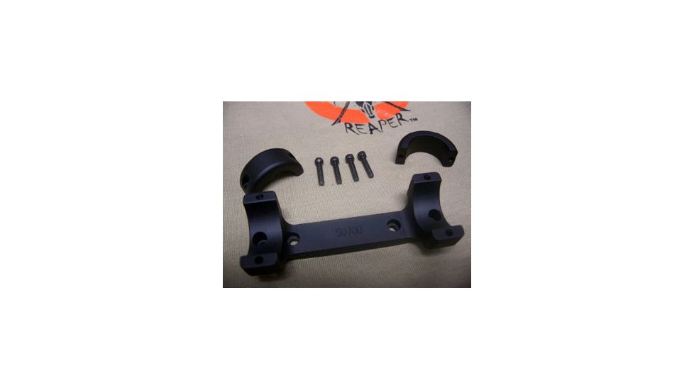 DNZ Products Game Reaper Scope Mount - Weatherby Mark V, Low Ring, 1 in Tube, Black Matte, 10400