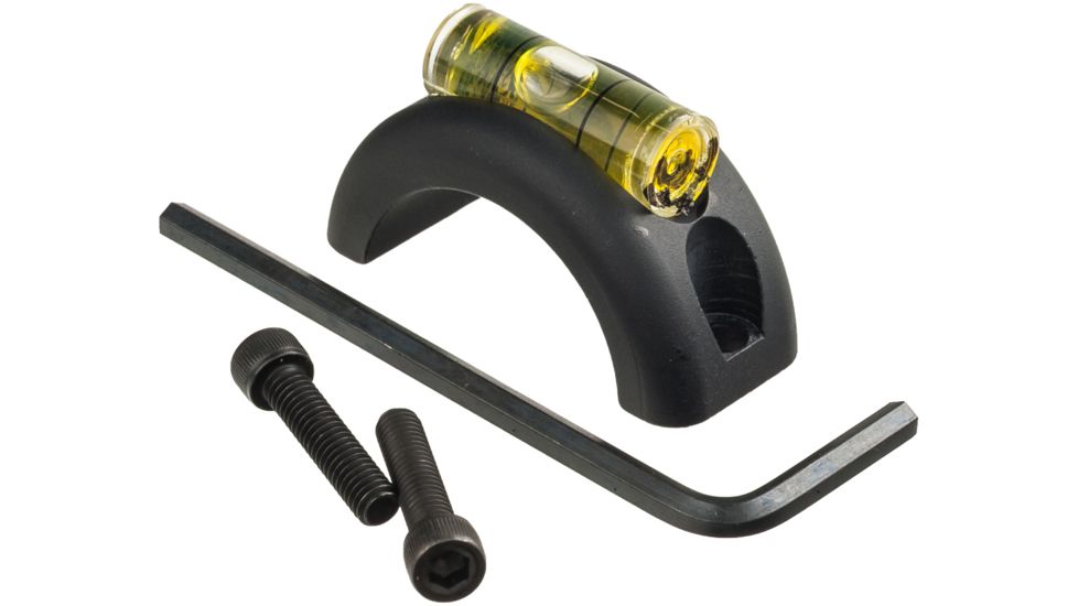 DNZ Products Freedom Reaper Ring w/ Level Added, 2 Screws per Ring, 1 inch, Black, 1RLEV