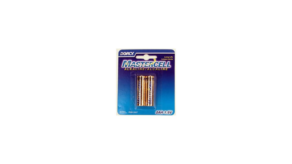 Dorcy AA Mastercell Alkaline Batteries - 2 Per Card 41-1622