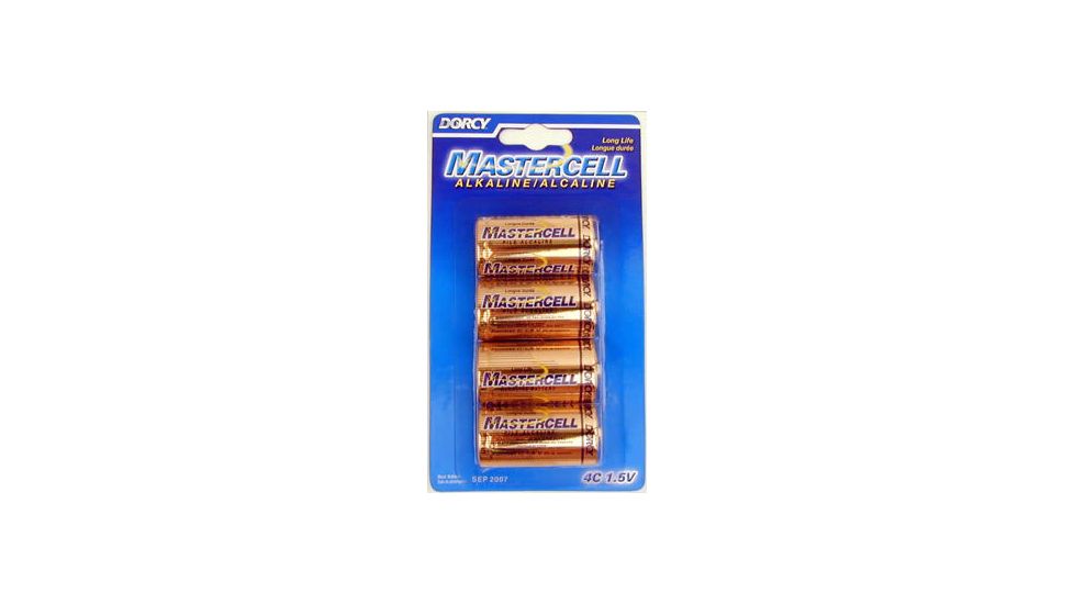 Dorcy C Mastercell Alkaline Batteries - 4 Per Card 41-1629