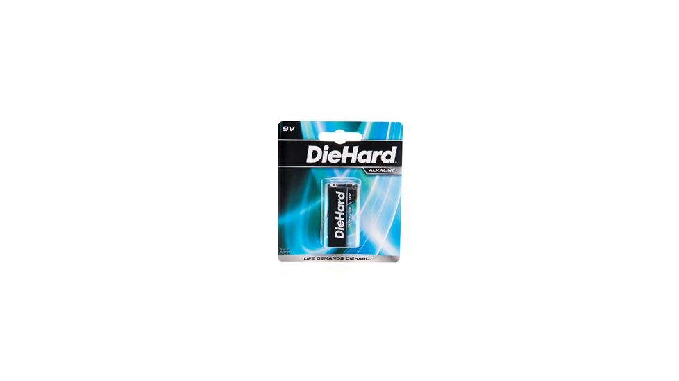 Dorcy Diehard Alkaline Batteries 1-9V Battery Carded 41-1150
