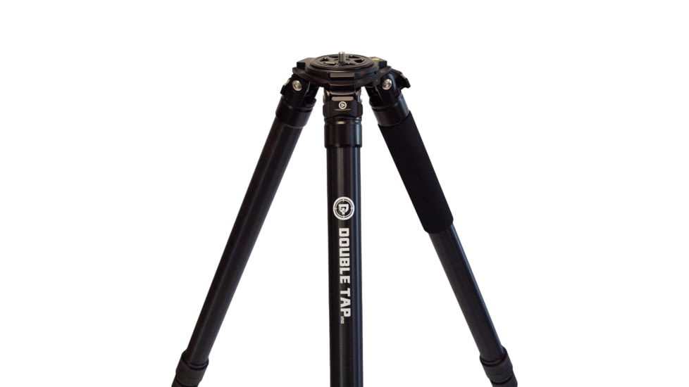 Double Tap Industries Stronghold Aluminum Shooting Tripod, Black, TRI-A-002