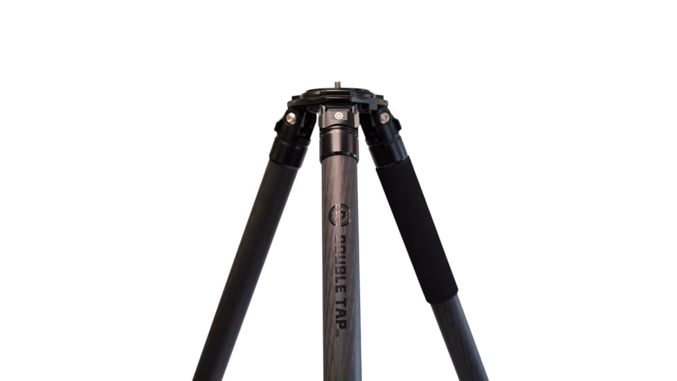 Double Tap Industries Stronghold Carbon Fiber Shooting Tripod, Black, TRI-CF-002