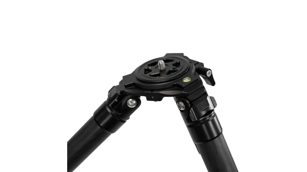 Double Tap Industries Stronghold Carbon Fiber Shooting Tripod, Black, TRI-CF-002
