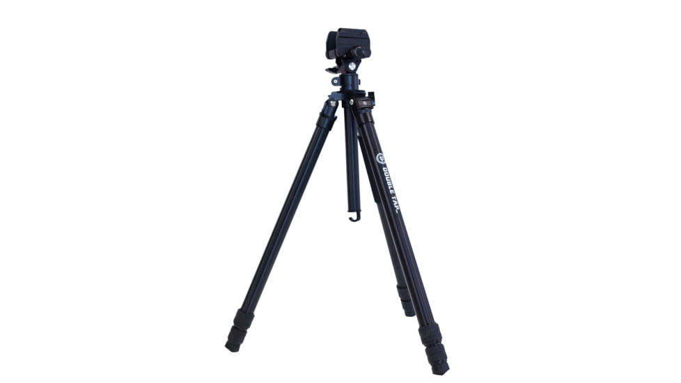 Double Tap Industries Stronghold Lite Aluminum Tripod w/Adjustable Height + Saddle Clamp, Black, 36mm, TRI-A-001A