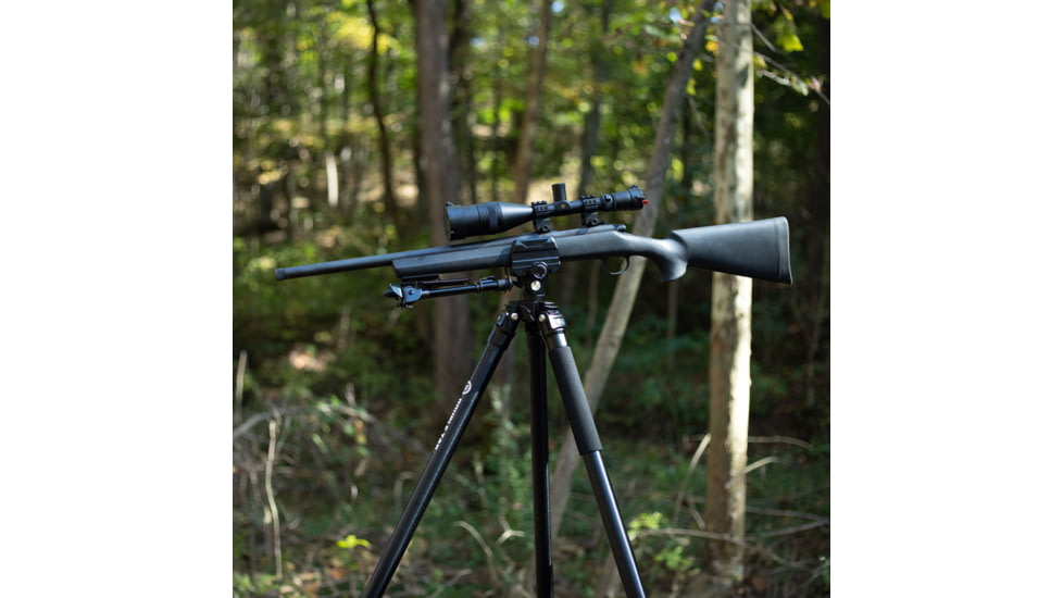 Double Tap Industries Stronghold Lite Aluminum Tripod w/Fixed Saddle Clamp, Black, 36mm, TRI-A-001F