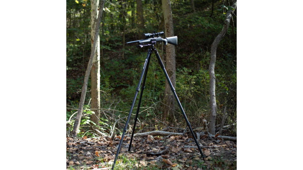 Double Tap Industries Stronghold Lite Aluminum Tripod w/Fixed Saddle Clamp, Black, 36mm, TRI-A-001F