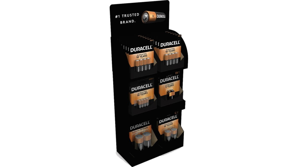 Duracell Coppertop Batteries Counter Display