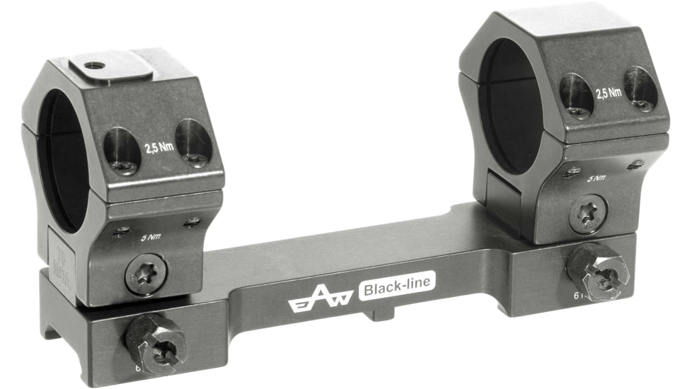 EAW EAW Adjustable 0-40 MOA Scope Mount, Diameter 36mm, Height 22mm, Screw, Black, Small, 482033622021