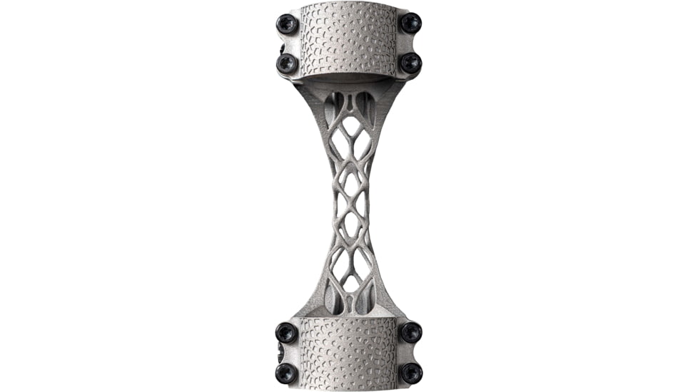 EAW EAW Bionic 3D Printed Titanium Scope Mount w/Lever, Diameter 30mm, Height 18mm, Silver/Grey, Small, 481353018021