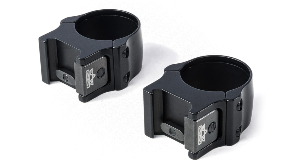 EAW Classical Shape Blue Line Roll Off Scope Mount, Diameter 30mm, Height 10mm, Screw, Black, Small, 471003010021