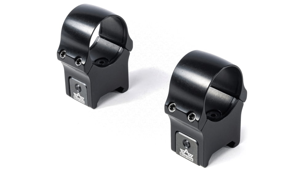 EAW Classical Shape Blue Line Roll Off Scope Mount, Diameter 30mm, Height 18mm, Screw, Black, Small, 471003018021