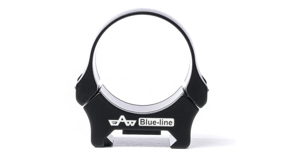 EAW Classical Shape Blue Line Roll Off Scope Mount, Diameter 30mm, Height 5mm, Screw, Black, Small, 471003005021