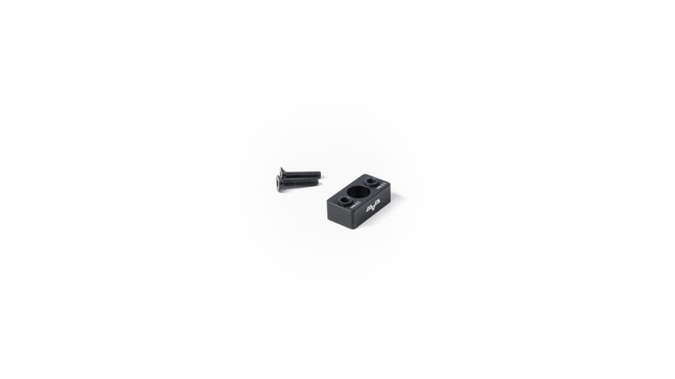 EAW German Tactical Mount Elevation Block, Hole Distance 20mm, Top Mount, Height 10mm, Black, 60010