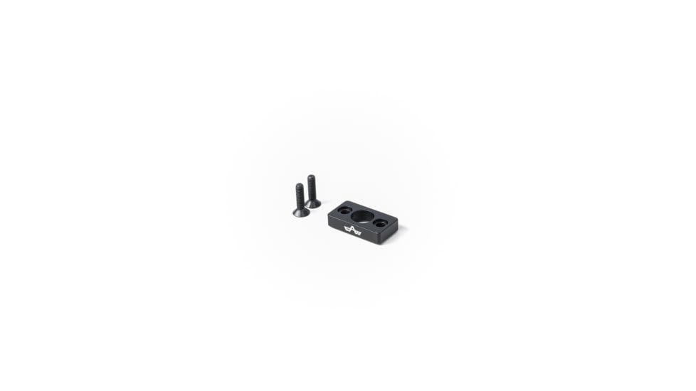 EAW German Tactical Mount Elevation Block, Hole Distance 20mm, Top Mount, Height 6mm, Black, 60009