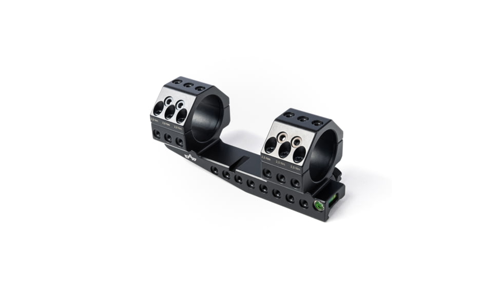 EAW German Tactical Mount Extended Fixed Blockmount, Tube Diameter 34mm, Height 15mm, Extension 70mm, Screw, Black, 62008
