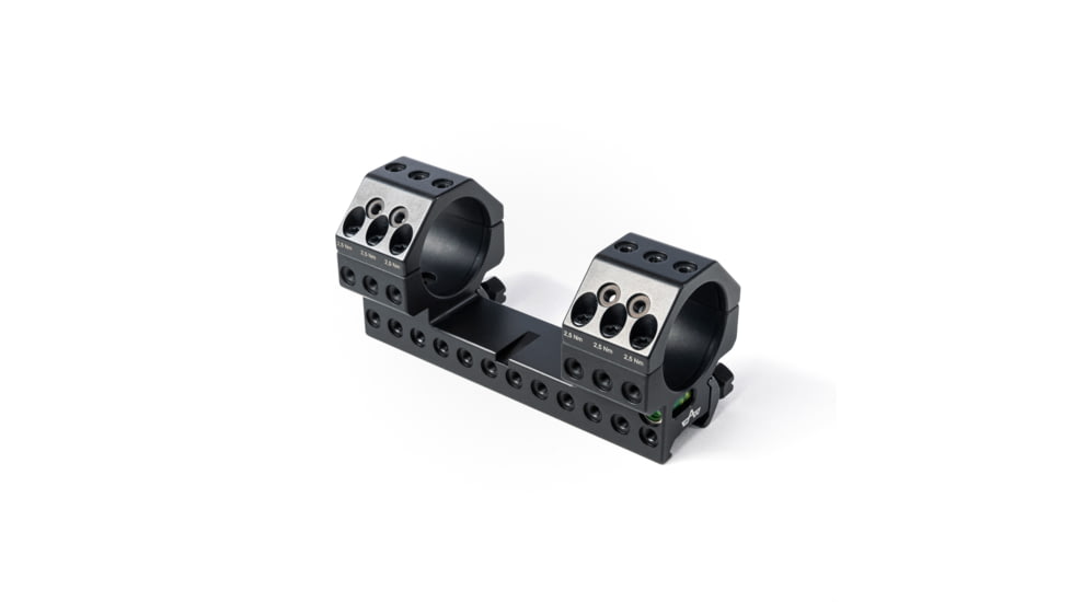 EAW German Tactical Mount Fixed Blockmount, Tube Diameter 34mm, Height 15mm, Screw, Black, 62001