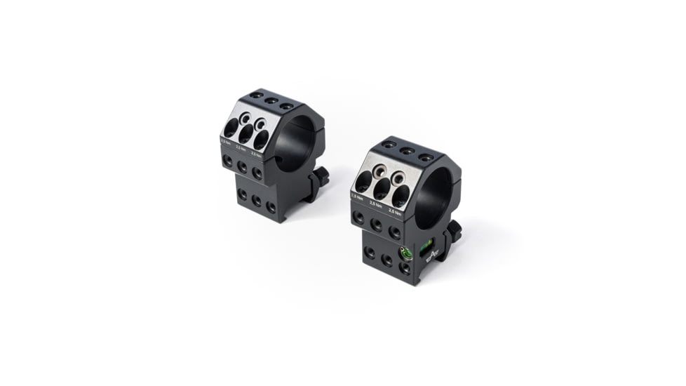 EAW German Tactical Mount Pair Of Fixed Rings, Tube Diameter 30mm, Height 20mm, Screw, Black, 61002