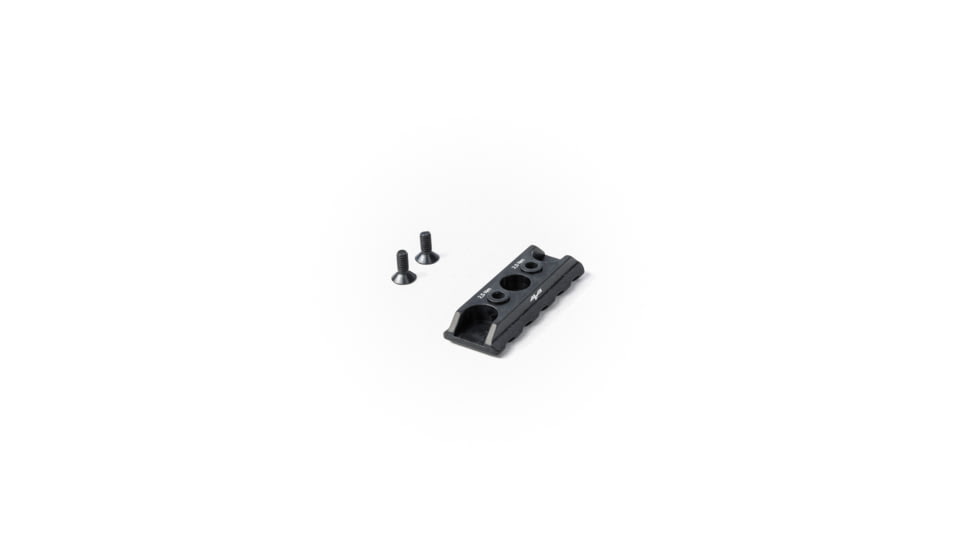 EAW German Tactical Mount Picatinny Attachment, Hole Distance 20mm, Top Mount, Height 10mm, Length 55mm, Black, 60015