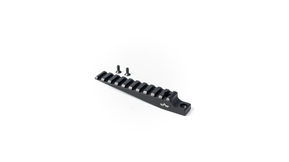 EAW German Tactical Mount Picatinny Attachment, Hole Distance 20mm, Top Mount, Lenght 105mm, Height 18mm, Extension 93mm, Black, 60016