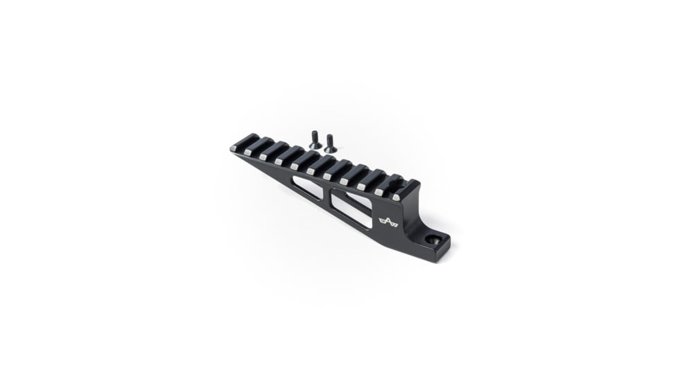 EAW German Tactical Mount Picatinny Attachment, Hole Distance 20mm, Top Mount, Lenght 105mm, Height 33mm, Extension 93mm, Black, 60017