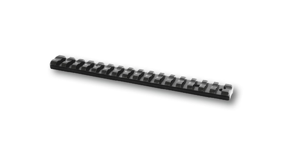 EAW Steel Picatinny Rail, Weatherby Mark V Europa, 0 MOA, 113.8 mm Spacing, Black, 418310071