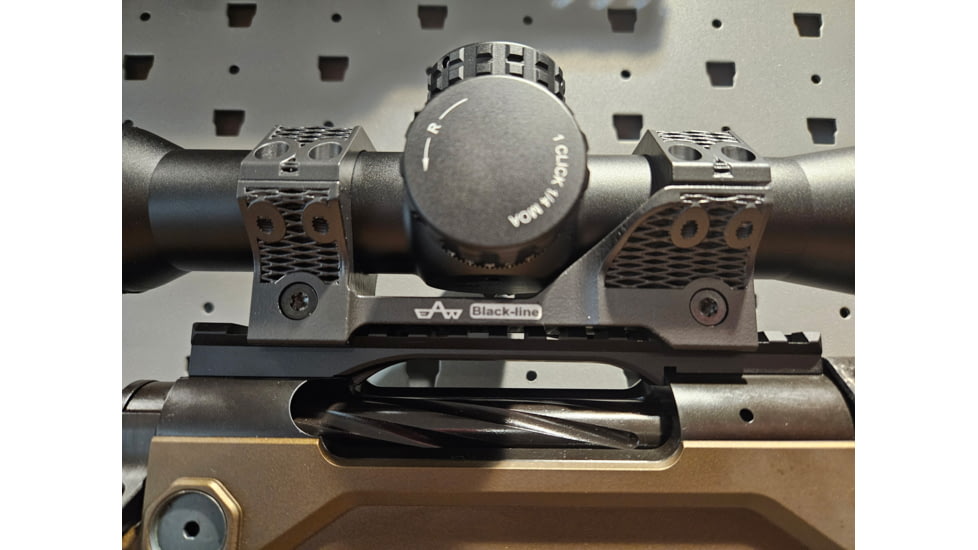 EAW EAW Ultralight 3D Printed Scope Mount w/Screw, Diameter 30mm, Height 18mm, Screw, Black, Small, 482203018021