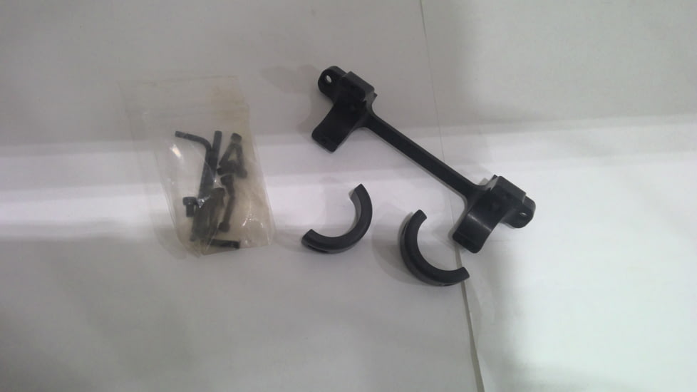 EDEMO DNZ Products Remington 700-Short Action-Med. Mount-Black with 8-40 Screws, L34700, EDEMO1