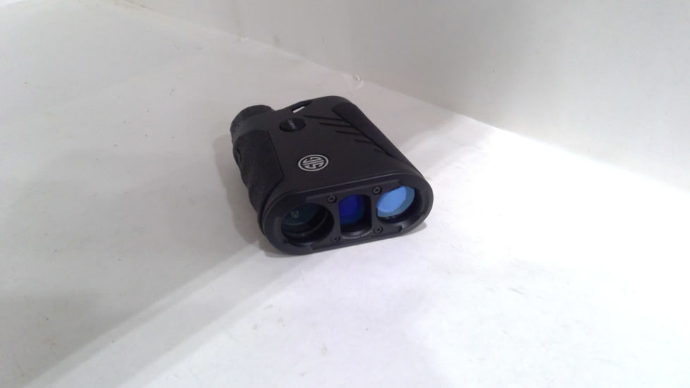 EDEMO SIG SAUER KILO1600 6x22mm Digital Ballistic Laser Rangefinder, Red Transparent OLED, Class 3R, Black, SOK16608, EDEMO1