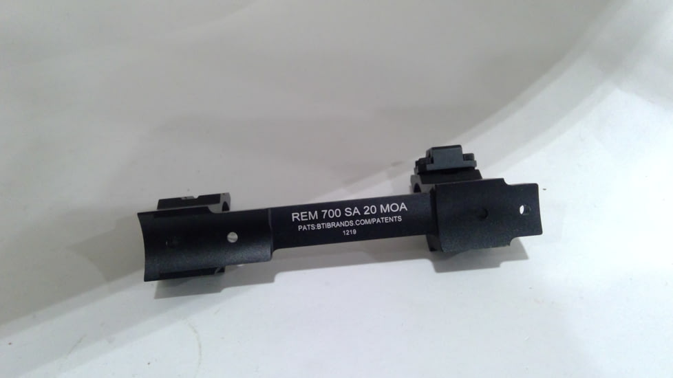 EDEMO Wheeler Engineering 1-PC Scope Mount, Rem 700 SA, 1in, High, Black, 1110069, EDEMO1