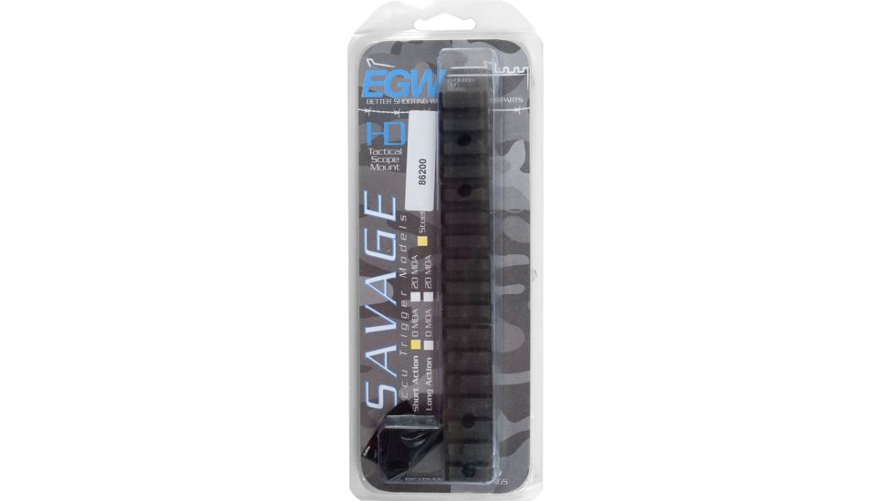 Evolution Gun Works Steel HD Savage Short Action Round Back Picatinny Rail Scope Mount 0 MOA 86200 