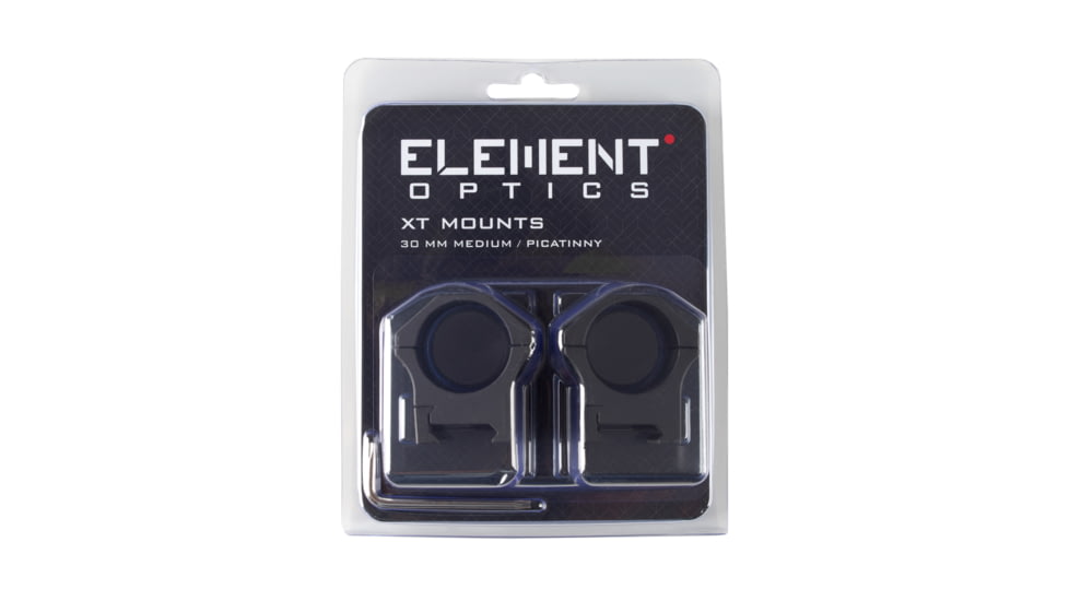 Element Optics XT Riflescope Mount, 1 inch, Dovetail, Medium, 54014