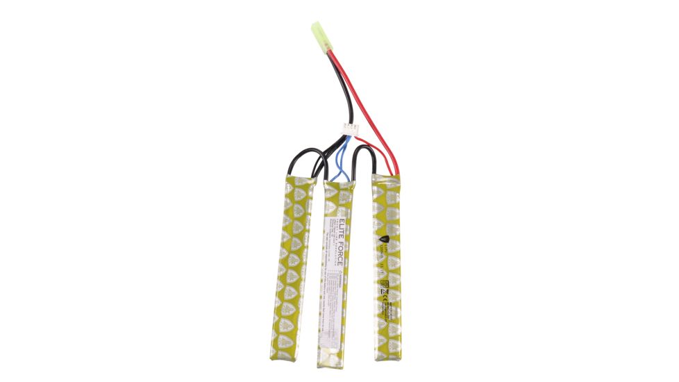 Elite Force 11.1V Lipo 1200 15C Tri-Panel Battery - Small Tamiya 2211148