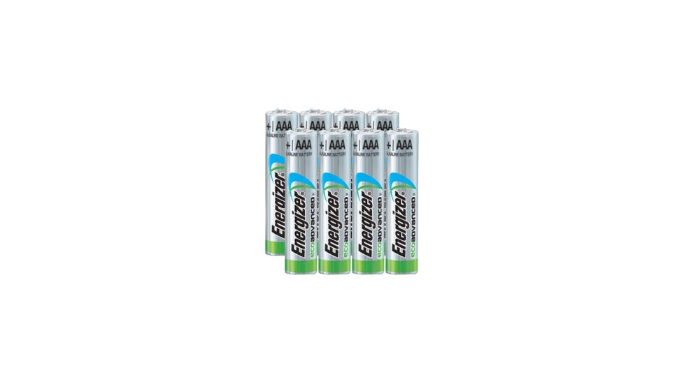 Energizer Eco Advanced AAA Battery,Pack of 8 XR92BP-8