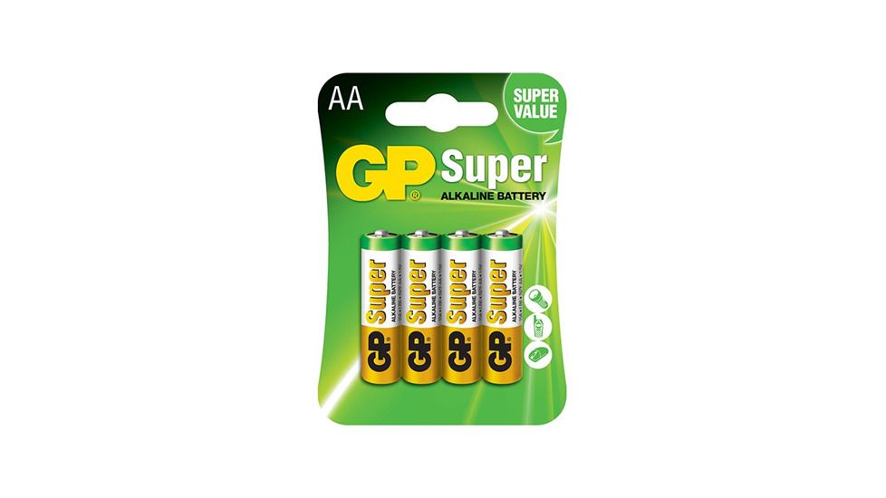 GP AA Super alkaline battery, 2pk carded