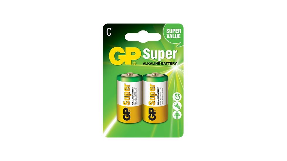 GP C Super alkaline battery, 2pk carded