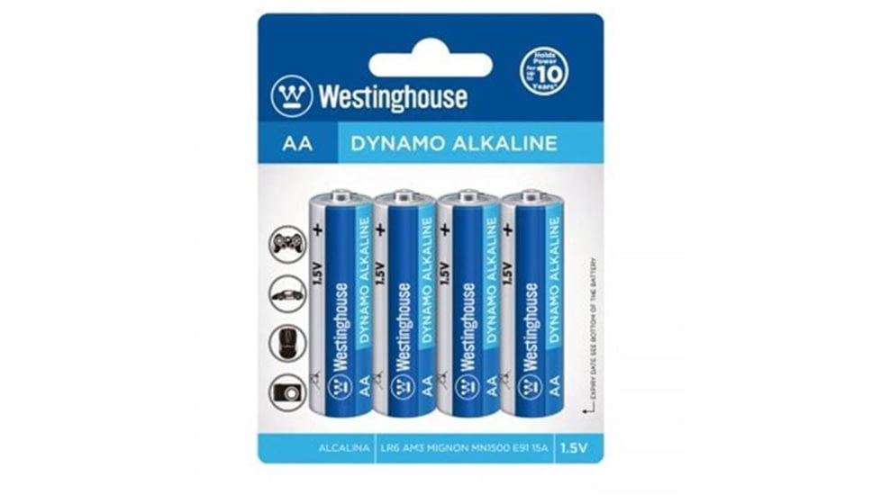 Energy Products Westinghouse Aa Alkaline 4 Pack - WES-LR6-BP4