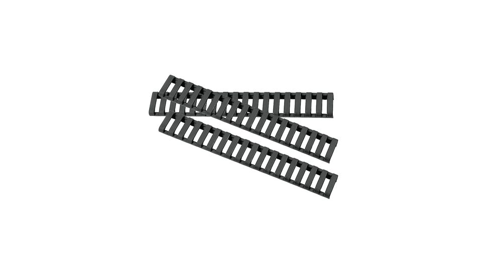 ERGO Grips 18-Slot Ladder LowPro Rail Cover, 3Pk, Black