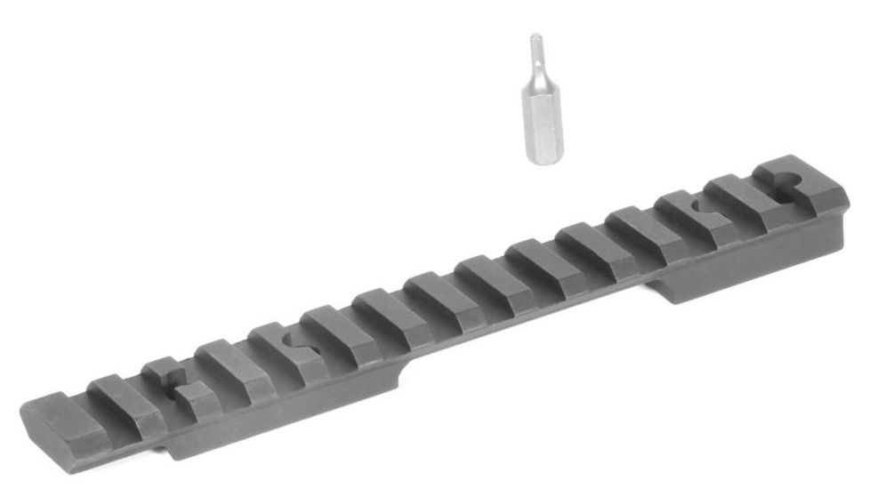 Evolution Gun Works HD Howa Mini Action Picatinny Ambidextrous Scope Mount 20 MOA, Black, 81062