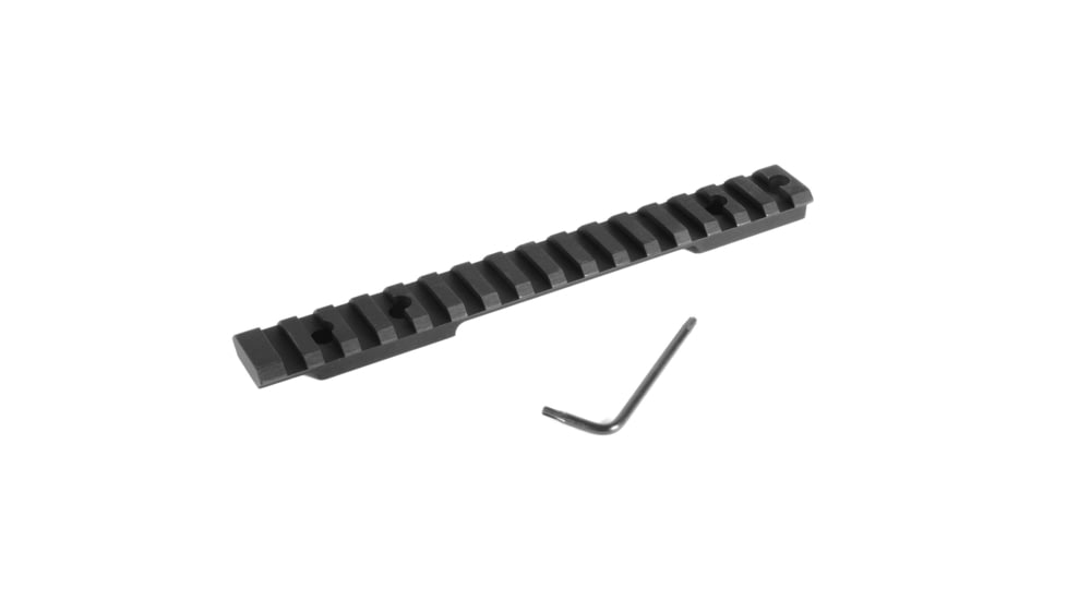 Evolution Gun Works HD Picatinny Rail Scope Mount, Savage Round Back, Short Action, 30 MOA, 6.670in, Aluminum, Matte Black, 80303