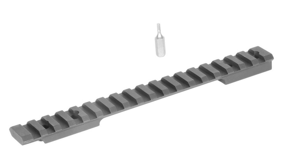 Evolution Gun Works HD Savage Flat Back Long Action Picatinny Rail Scope Mount 20 MOA, Black, 80336