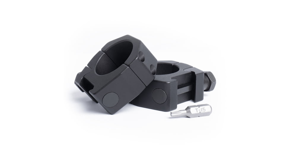 Evolution Gun Works Keystone Series 34mm Tube 1.50in High Ring Set, Black, 62202